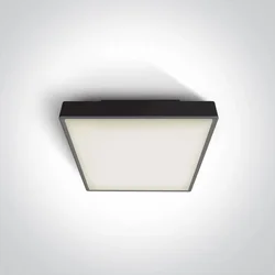 PLAFONJERA LED 1×E27/18W/PLC/230V IP65 CRNA