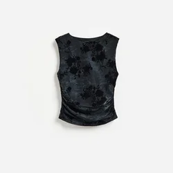 Reserved - Bluza sa velur dezenom