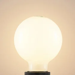 Arcchio LED-svetilo E27 4 W 2.700 K G95 Globe, zatemnilno, opalno, 2 kos