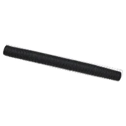 Vidaxl Šesterokotna ograja Siva 1,6 x 25 m PVC