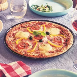 Luminarc pizza tanjir 32cm friends time black ( M0066 )