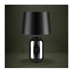 Eglo 390063 - Stona lampa CUITE 1xE27/40W/230V crna/dimljena