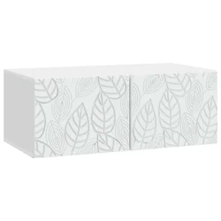 TV ormar za zid 59,5 x 31 cm Bijela Konstruirano drvo Zidne