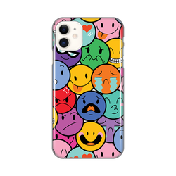 Silikonska maska za Iphone 11 6.1 Smiles Print Skin šarena