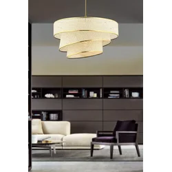 Opviq Luster Couper Hazeran, 40x40cm, Krem-zlatne boje