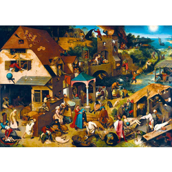 BlueBird - Puzzle Pieter Bruegel the Elder - Netherlandish Proverbs, - 1 000 kosov