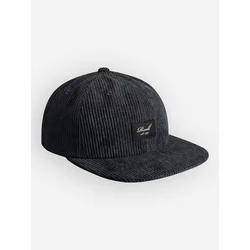 REELL Flat 6-Panel Cap midnight grey cord