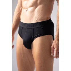 POMIRISHI BAMBOO UNDERWEAR Muške slip gaće Premium, Crne