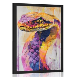 Plakat kača v imitaciji umetniške slike - 40x60 no frame