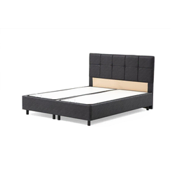 Hanah Home Osnova za krevet sa uzglavljem Vitalia, 150x110x200 cm, Antracit