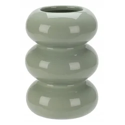 Koopman Keramična vaza za rože, siva, 10 cm