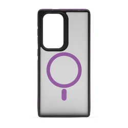 Maska za telefon MAGSAFE COLOR EDGE za Samsung S23 Ultra, Ljubičasta