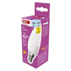 Emos zq3e24 Led sijalica classic candle 4,2w(40w) 470lm e14 cw ( 3611 )