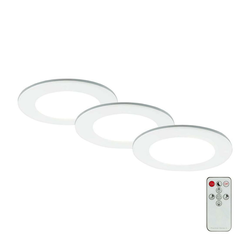 Briloner - KOMPLET 3x LED ugradnih svetala za kupatilo LED/4,8W/230V IP44 + daljinski upravljač
