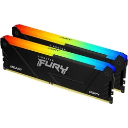 Memorija KINGSTON 32GB(2x16GB)/DIMM/DDR4/3600MHz/CL18/FURY Beast RGB
