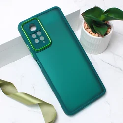 Maska za telefon Xiaomi Redmi Note 11 Pro 4G/5G/Note 12 Pro 4G SHINING CAMERA, Tamnozelena