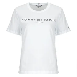 Tommy Hilfiger REG CORP LOGO C-NK SS Bela