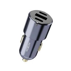 MOXOM Auto punjač MX-VC19 60W 3 ports/ crna