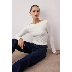 Trendyol Milla ženska bluza Twoaw26Bz00072, Krem
