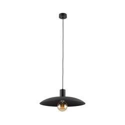 Luster na sajli ASTRA 1xE27/15W/230V prečnik 41 cm crna