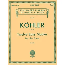 KOHLER:12 EASY STUDIES OP.157