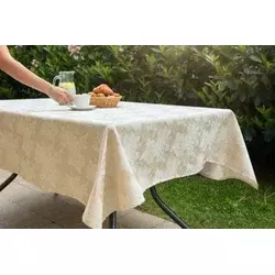 Stolnjak Delux 150x160cm Cvet - Kapućino boja ( VLK000344-deluxcvetkapucinoboja )