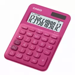 Casio Stolni kalkulator Casio MS-20UC Crvena Zaslon (broj mjesta): 12 solarno napajanje, baterijski pogon (Š x V x d) 105 x 23 x 149.5
