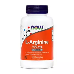 NOW FOODS L-Arginine 500 mg 100 kaps.