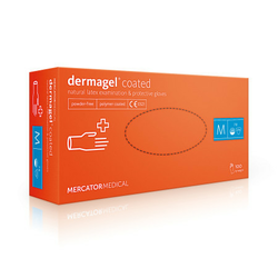 Mercator medical rukavice jednokratne latex dermagel coated veličina s ( rd100060s )