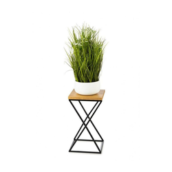 Stalak za cveće LOFT 40x24 cm crna/smeđa