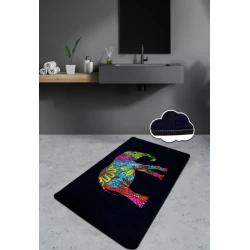 Lessentiel Maison Kupatilski otirač Olifant, 70x120cm, Crni