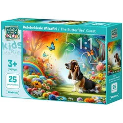 ART PUZZLE Puzzle Metulj obiskovalec 25 kosov