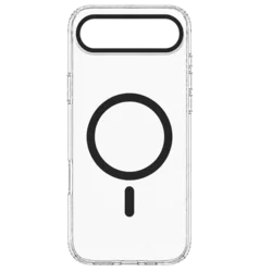 Transparent Color Ring MagSafe maska za iPhone 17 Air – Crna
