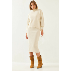 Bianco Lucci Womens Double Knitwear Set