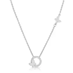 Ženska freelook srebrna ogrlica od hirurškog Čelika ( frj.3.6013.1 )