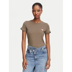 Guess Majica W2YI44 J1314 Khaki Regular Fit