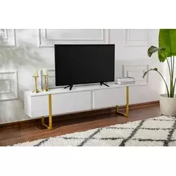 HANAH HOME TV polica Serenity White Gold