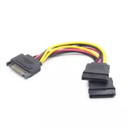 SATA power splitter kabl 0.15m cc-satam2f-01