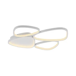 Schöner Wohnen 14038-16 - LED prigušiva stropna svetiljka PEBBLES LED/35,5W/230V bela