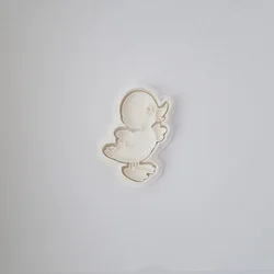 KREATIVNI SLATKIŠI Modla za kolače i ukrase Patkica, 10 cm, Bela