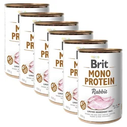 Konzerva Brit Mono Protein Rabbit 6x400 g