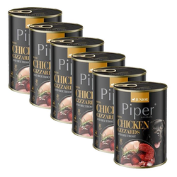 Piper Junior piščančji želodčki in rdeča pesa v konzervi 6 x 400 g