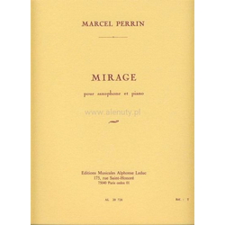 PERRIN:MIRAGE POUR SAX ET piano