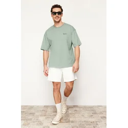 Trendyol Muška majica TMNSS23TS00084, Zelena
