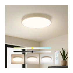 Brilagi - LED prigušiva svetiljka POOL LED/36W/230V 3000–6000K, prečnik 30 cm, bež + daljinski upravljač