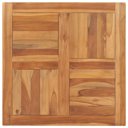 Stolna ploča od masivne tikovine 70 x 70 x 2,5 cm
