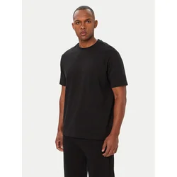 BOSS Majica Structure 50564097 Črna Relaxed Fit