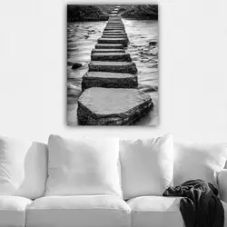 Wallity Dekorativna slika na platnu, 70x100cm, Šarena