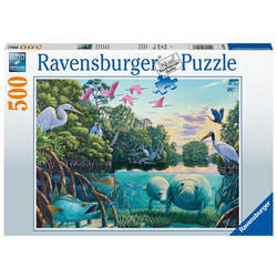 Ravensburger - Puzzle Manatee Trenutki - 500 kosov