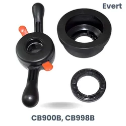 shumee Zamenjava Evert: Hitro snemljiva matica + komplet adapterjev za aluminijasta platišča CB900B, CB998B